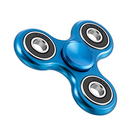 Ysiop Tri Spinner Hand Toy for Fidget,Second Generation Upgrade All Alloy Finger Spinner with Imported Ball Bearing,3  mins Stable Rotation for EDC,ADD,ADHD,Anxiety,and Autism Adult Children