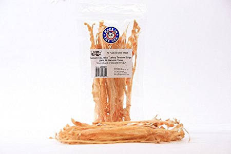 GoGo Turkey Tendon Strips Dog Chew Treats Sourced and Made in the USA