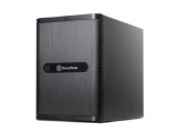 SilverStone Technology Premium Mini-ITX  DTX Small Form Factor NAS Computer Case Black DS380B