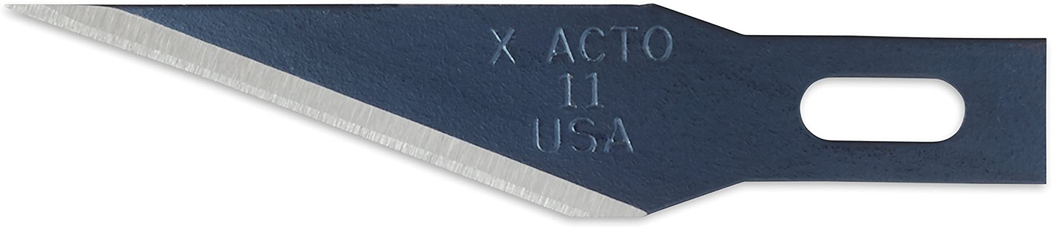 X-Acto No.11 Blades for X-Acto Knives, Bulk Pack, 100 Blades per Box (X611)