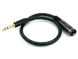 Monoprice 104759 15-Feet Premier Series XLR Male to 14-Inch TRS Male 16AWG Cable