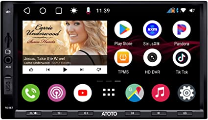 [Pro] ATOTO S8 in-Dash Android Car Navigation, S8 Pro S8G2A75P, Powerful Soc, Dual BT with aptX HD, Super Phone Link, VSV Parking,Ultra Clear QLED Display, Support 512GB SD, QC3.0 Charge & More