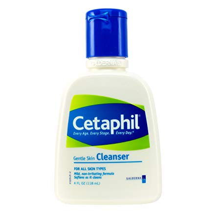 Cetaphil Gentle Skin Cleanser Bottles, 4 Fluid Ounce