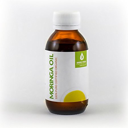 Moringa Oil, Cold Pressed 100% Pure, Food Grade