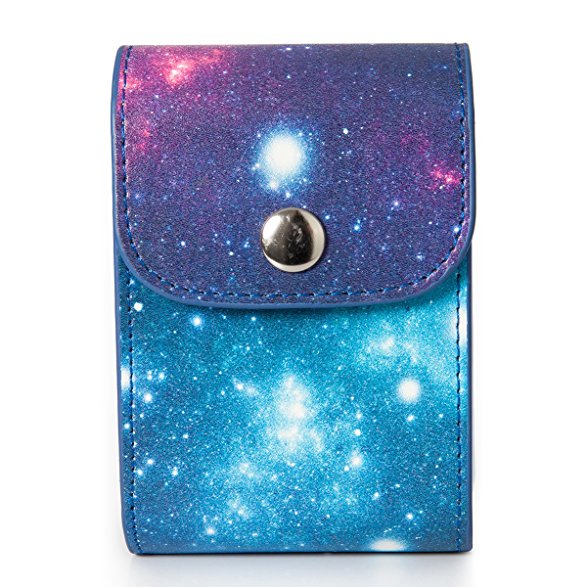 [Fujifilm Instax Mini Photo Case] - CAIUL Galaxy Starry Sky PU Leather Case Bag for Storing Films and Photos Taken by Instax Mini 8 8  9 7s 70 90 25 26 50s