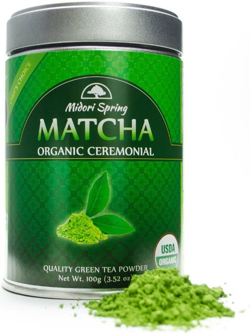 Organic Ceremonial Matcha (Emerald Class 100g) Chef's Choice Quality Japanese Matcha Powder For Beverages, Baking and Beginner Brew, Kosher, Vegan, USDA