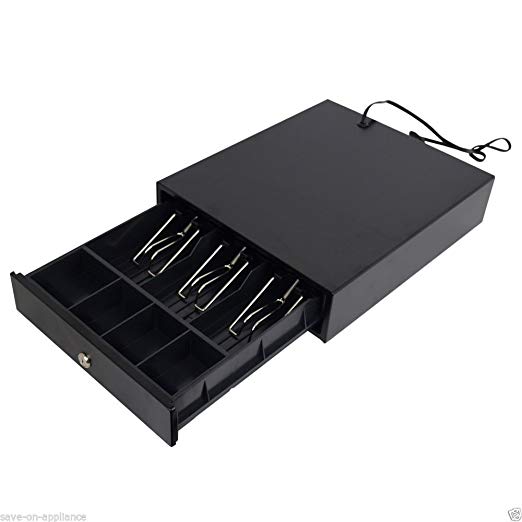 ANGEL POS 12" Compact 12" Compact Portable Automatic POS Cash Drawer 24V Cash Register