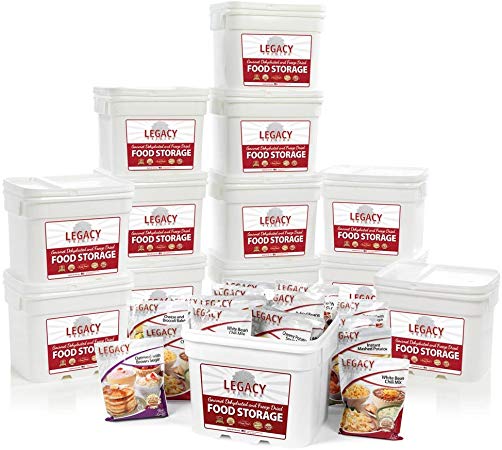 Bulk Disaster Prepper Food Storage Supply: 1440 Large Servings - 370 lbs - Emergency Survival Preparedness - Freeze Dried/Dehydrated Meals