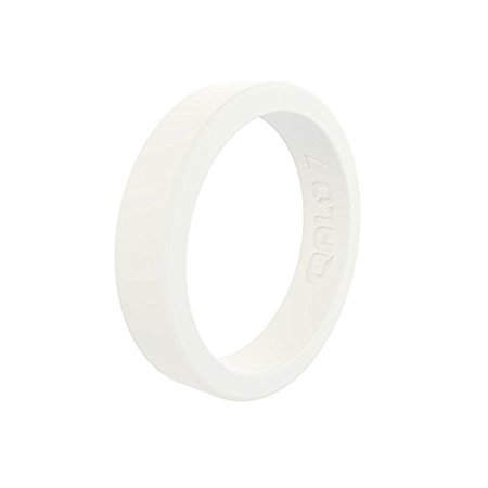 QALO Women's Functional Stackable Silicone Wedding Rings