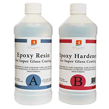 Epoxy Resin 32 Oz. Kit Super Gloss for Tabletops and Other Coating