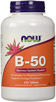 Now Foods B-50 Tablets, 250-Count