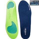 Full Length Orthotics by VIVEsole - Plantar Series - Insoles with Arch Support Heel and Forefoot Cushions for Plantar Fasciitis - 120 Day Guarantee Medium