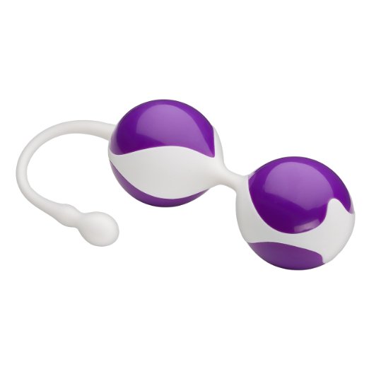 Cloud 9 Novelties Kegel Balls, Purple/White , 0.25 Pound