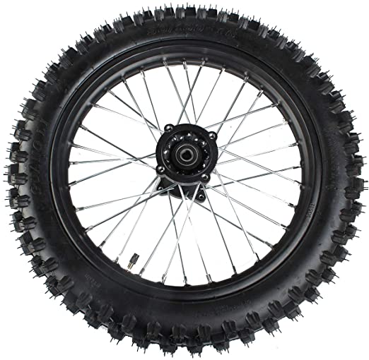 X-PRO 16" Rear Wheel Rim Tire Assembly for 125cc - 250cc Dirt Bikes