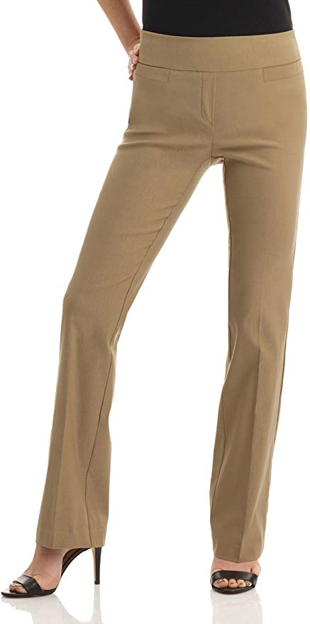 Rekucci Women's Ease into Comfort Boot Cut Pant