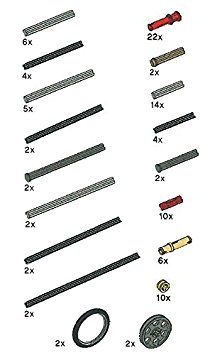 LEGO Technic Axle Rods Assortment Pack