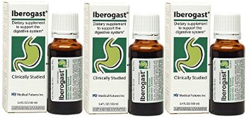 Iberogast LARGE SIZE 100ml THREE BOTTLES- for Dyspepsia Bloating Stomache Pain and Heartburn Brand Medical Futures