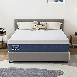 14 Inch King Memory Foam Mattress, Gel Cooling Mattress Bed in a Box, Fiberglass Free Mattress Medium Firm Mattress, CertiPUR-US Certified, 76”x80”x14”, White