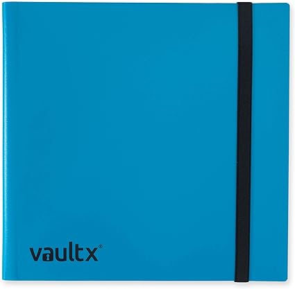 Vault X Binder - 12 Pocket Trading Card Album Folder - 480 Side Loading Pocket Binder for TCG (Blue)