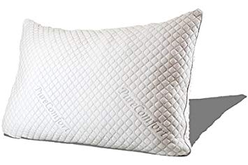 PureComfort – Internet’s Most Comfortable Pillow | Adjustable Loft | Neck & Back Pain Relief | CertiPUR-US Premium Memory Foam Fill | Hypoallergenic | 5Yr Warranty | 100 Night Trial – Standard