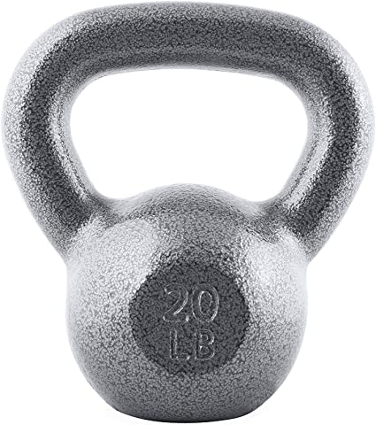 WF Athletic Supply Hammerstone Cast Iron Kettlebell - 13, 10-80 Pounds - Core Strength, Functional Fitness, and Weight Training Set - Free Weight, Equipment, Accessories