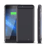 MOTA iPhone 66s Extended Battery Case MOTA 2400 mAh dual-purposed Ultra-Slim Protective Extended Battery Case - Black - Battery - Retail Packaging - Black
