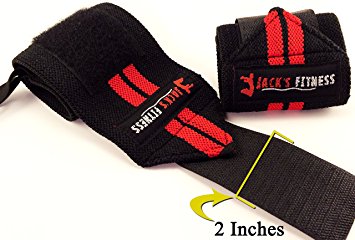 Jack’s Fitness Wrist Wraps for Weight Lifting – Bench Press - Boxing Wraps