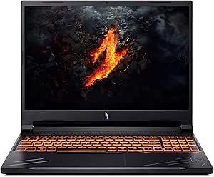 Acer Nitro 5 ANV16-41-R1A7 Ordinateur Portable Gaming 16'' WQXGA IPS 165 Hz, PC Portable Gamer (AMD Ryzen 7 8845HS, NVIDIA GeForce RTX 4060, RAM 16 Go, 1024 Go SSD) - PC Gaming Noir