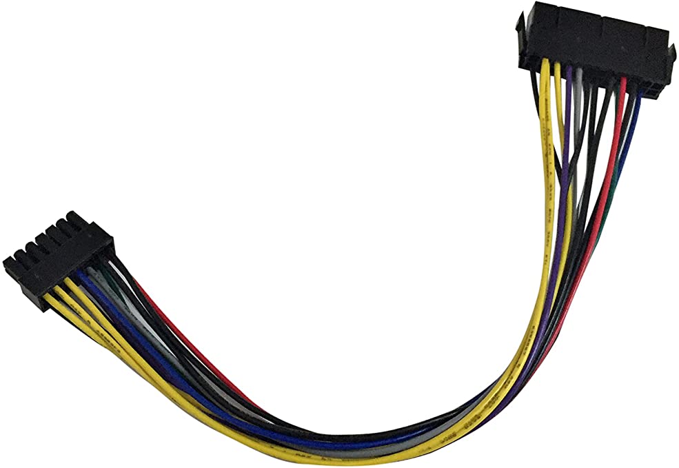 24 Pin to 14 Pin Power Supply ATX PSU Adapter Cable Compatible with Lenovo IBM Motherboards