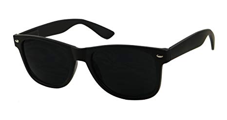 ShadyVEU - Extremely Super Dark Classic 80's Shades Migraine Sensitive Eyes Sunglasses