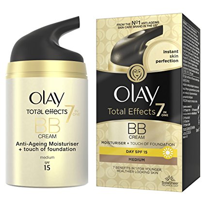 Olay Total Effects 7-in-1 Touch of Foundation BB Moisturiser Medium, 50 ml