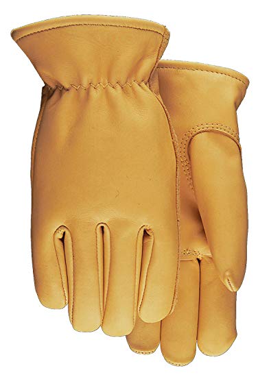 American Made Top Grain Cowhide Leather Work Gloves , 688, Size: Medium