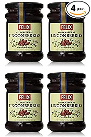 Felix Lingonberries - 10 Ounces (Pack of 4)