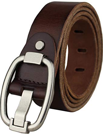Heepliday Men's Super Soft Vintage Genuine Leather Belt