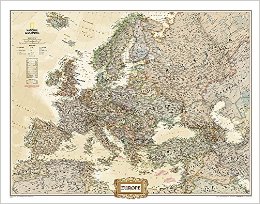 Europe Executive [Tubed] (National Geographic Reference Map)