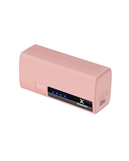 Xcentz Smallest and Lightest 5000mAh Portable Charger with High Speed Charging 18W Power Delivery & Quick Charge 3.0 USB C Power Bank 5000 PD Fast Charge for iPhone, Samsung Galaxy and More