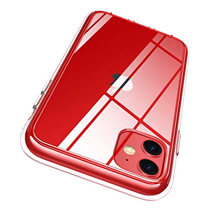 RANVOO iPhone 11 case, iPhone 11 Protective Clear Case [Certified Military Protection] [Lightweight] with Shock Absorbent TPU Bumper and Transparent Hard PC Back Case Cover