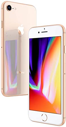 Apple iPhone 8 64GB SIM-Free Smartphone (Renewed) (64GB, Gold)