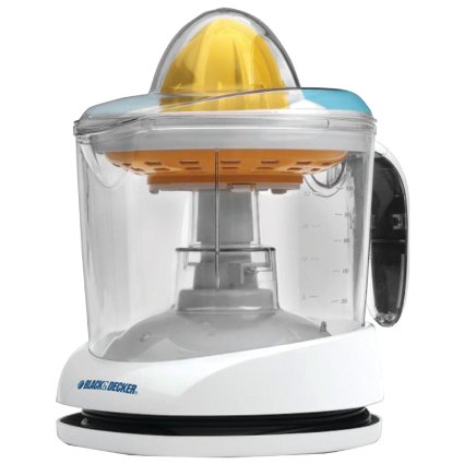 BLACK DECKER CJ625 30-Watt 34-Ounce Citrus Juicer, White