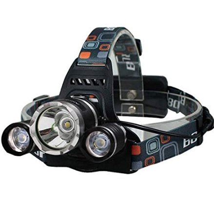 Ancheer 5000 Lumen Outdoor LED Headlight Headlamp Portable Head Lamp Light Night Hiking Camping Flashlight