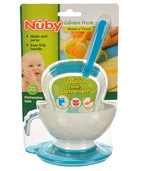 Nuby Garden Fresh Mash n' Feed - turquoise, one size