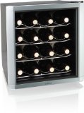 Culinair AW162S Thermoelectric 16-Bottle Wine Cooler SilverBlack