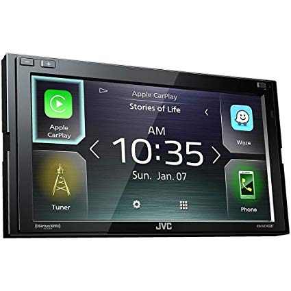 JVC KW-M740BT Apple CarPlay, Android Auto 2-DIN AV Receiver (No CD Drive)