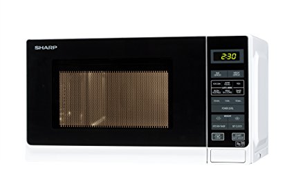 Sharp 20 Litre Solo Microwave, White