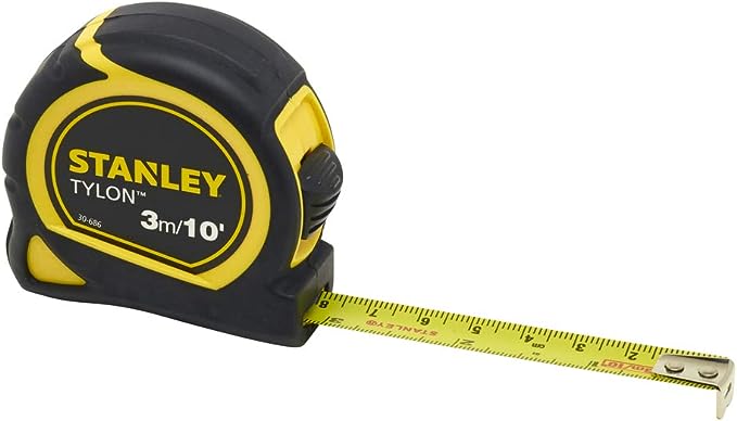 Stanley 6992705 Pocket Tape, Dual Scale, 3m Length x 12.7mm Width