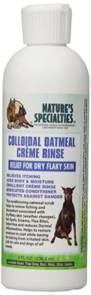 Nature's Specialties Oatmeal Crème Rinse Dog Conditioner, 8-Ounce