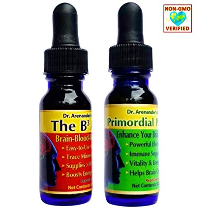 Trace Minerals - Fulvic Minerals - Synergistic Duo: Full-Spectrum Mineral Drops - Hydrate and Alkalize Brain-Blood-Body - Highest Quality Mineral Concentrate