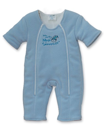 Baby Merlin's Magic Sleepsuit Microfleece - Blue - 3-6 months