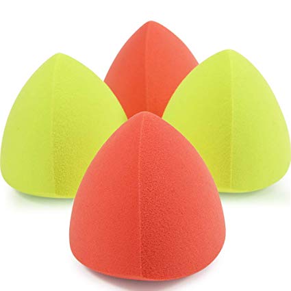 Docolor Makeup Sponges 4Pcs Makeup Blender Sponge Foundation Blending Powder Cream Beauty Sponge