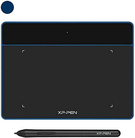 XP-PEN Deco Fun XS OSU Tablet Graphic Drawing Tablets 4x3 Inches Pen Tablet with Battery-free Stylus (Blue)